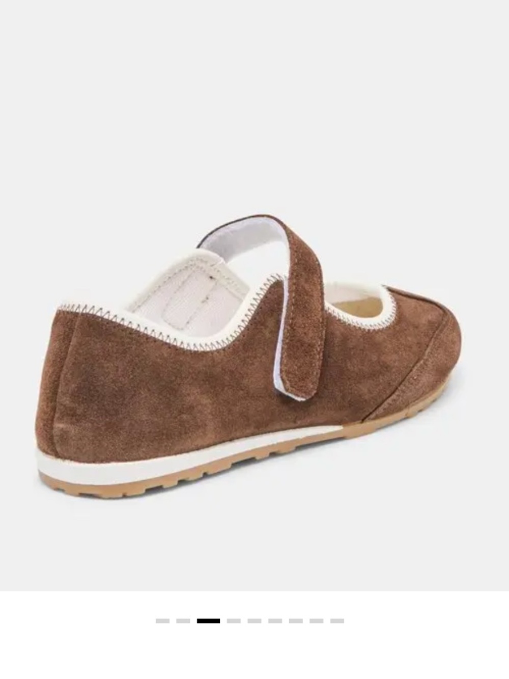 NWT Dolce Vita Sofya Brown Suede Sofya Mary Jane Sneaker Flats - Picture 6 of 9